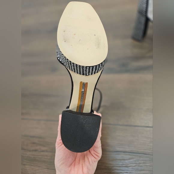 NIB 💎 Sam EDELMAN Nellie Glitz Platform Sandals- SIZE 9 - Picture 10 of 16